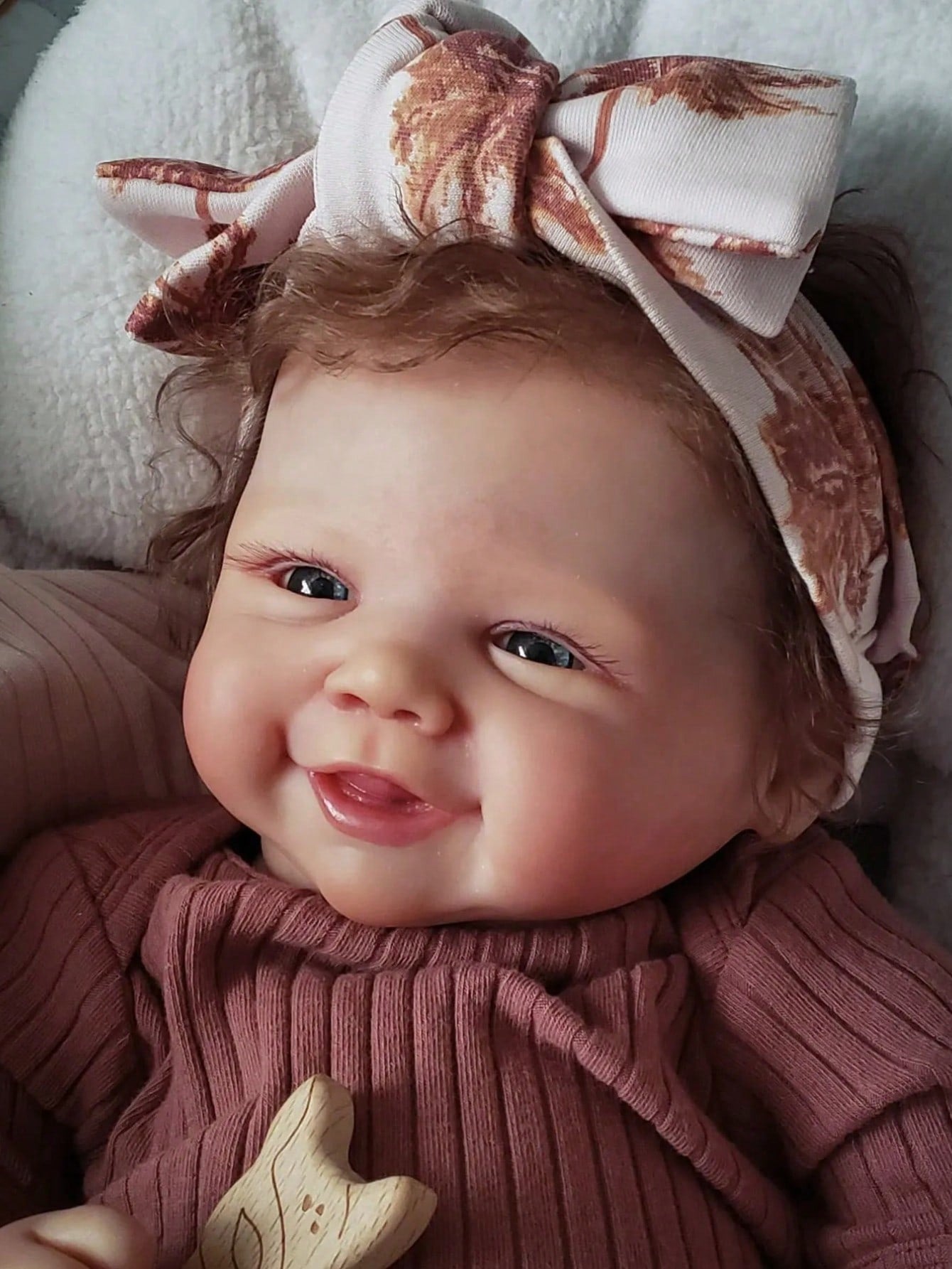Camila🌷,lifelike Reborn Silicone baby Doll 48cm