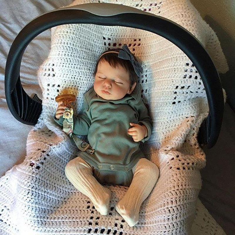 SOFIA🤍,lifelike Reborn Silicone baby Doll 48cm