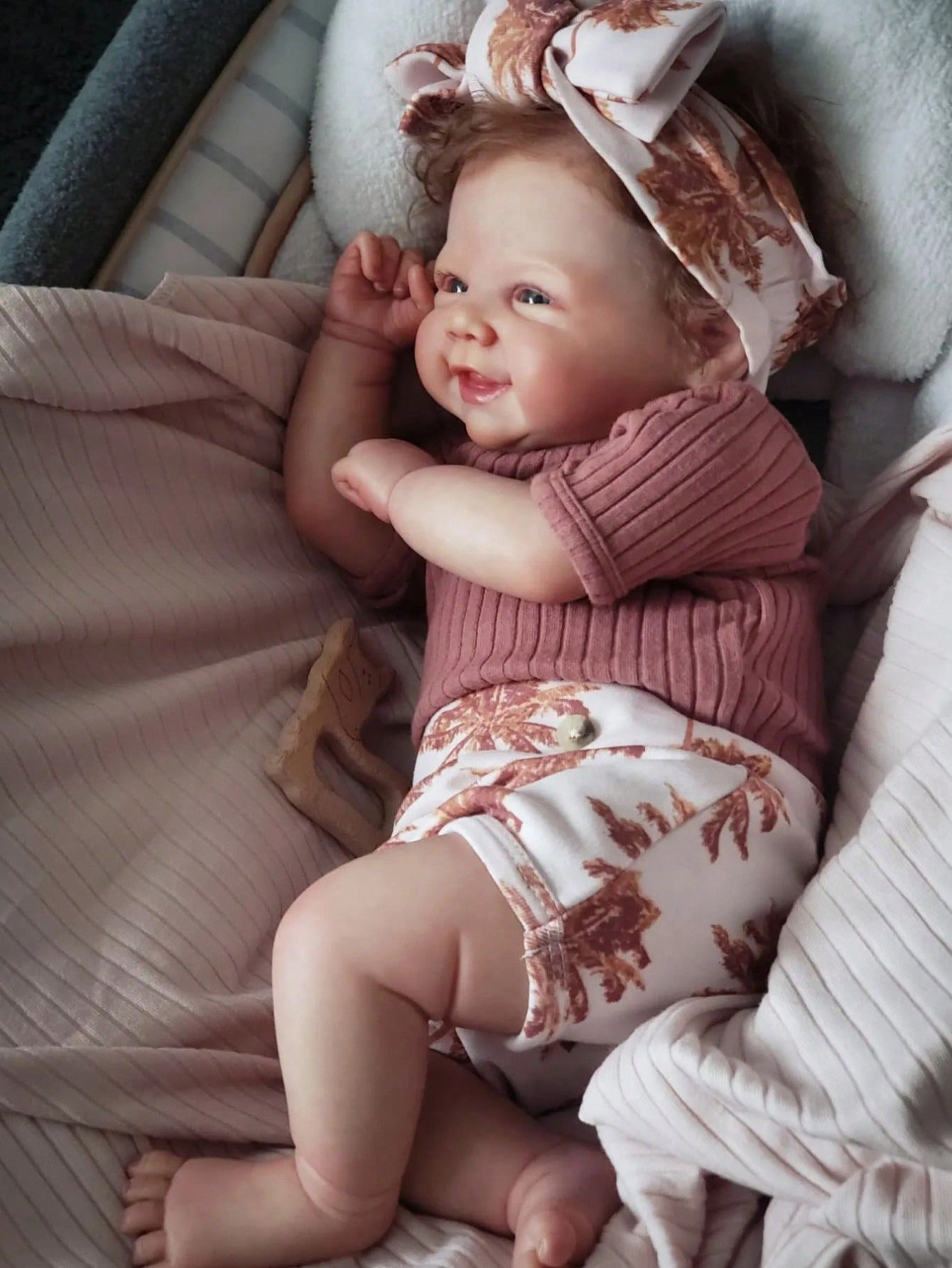 Camila🌷,lifelike Reborn Silicone baby Doll 48cm