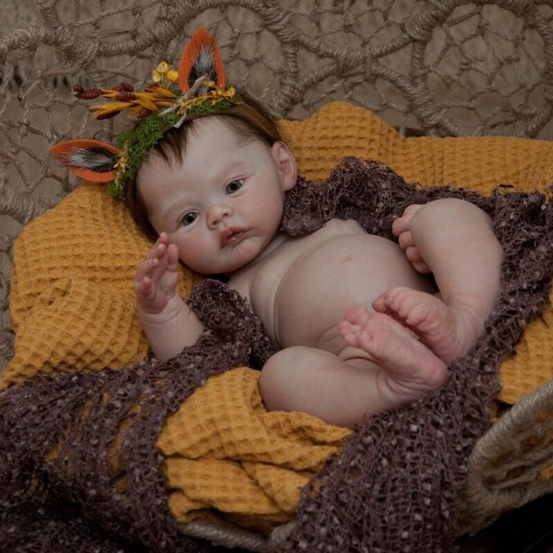Lilah 👶🏼🧡,Lifelike Reborn Baby Doll(45cm)