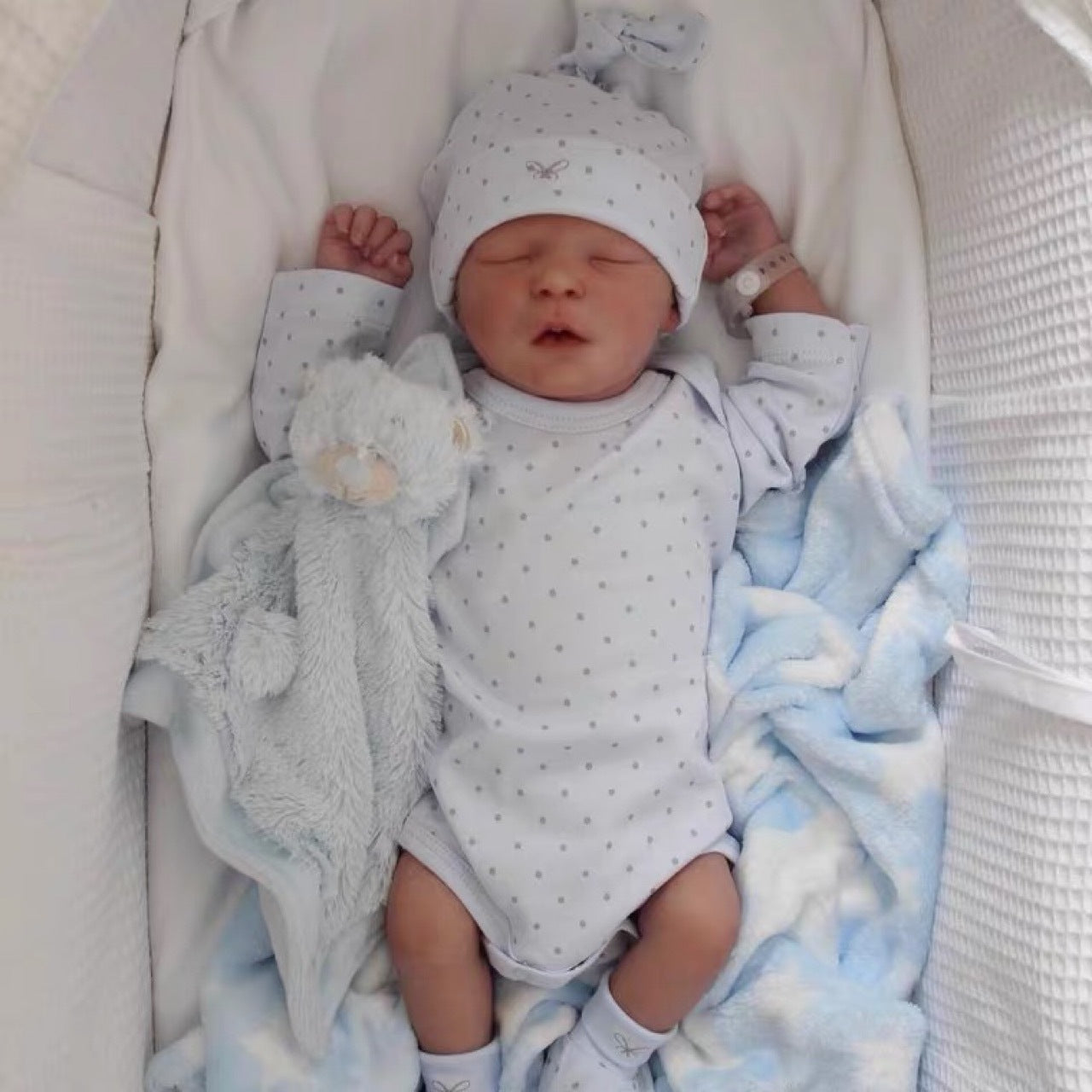 Roy💙👶🏼 ,Lifelike Reborn silicone Baby Doll (45cm)