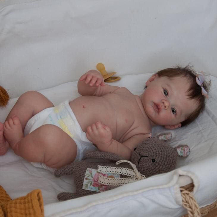 Lilah 👶🏼🧡,Lifelike Reborn Baby Doll(45cm)