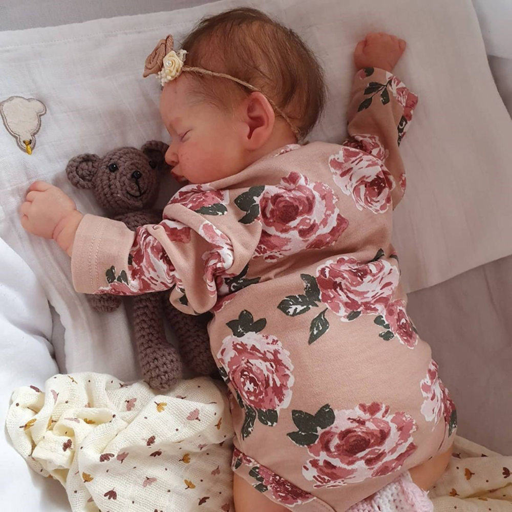 Michaela💜 , lifelike Reborn Silicone baby Doll 48cm