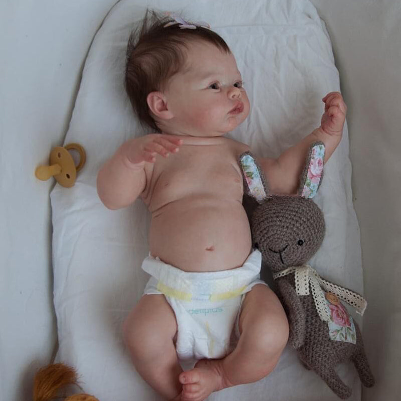 Lilah 👶🏼🧡,Lifelike Reborn Baby Doll(45cm)