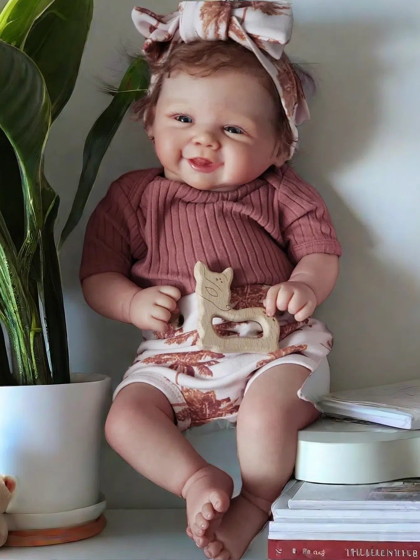 Camila🌷,lifelike Reborn Silicone baby Doll 48cm