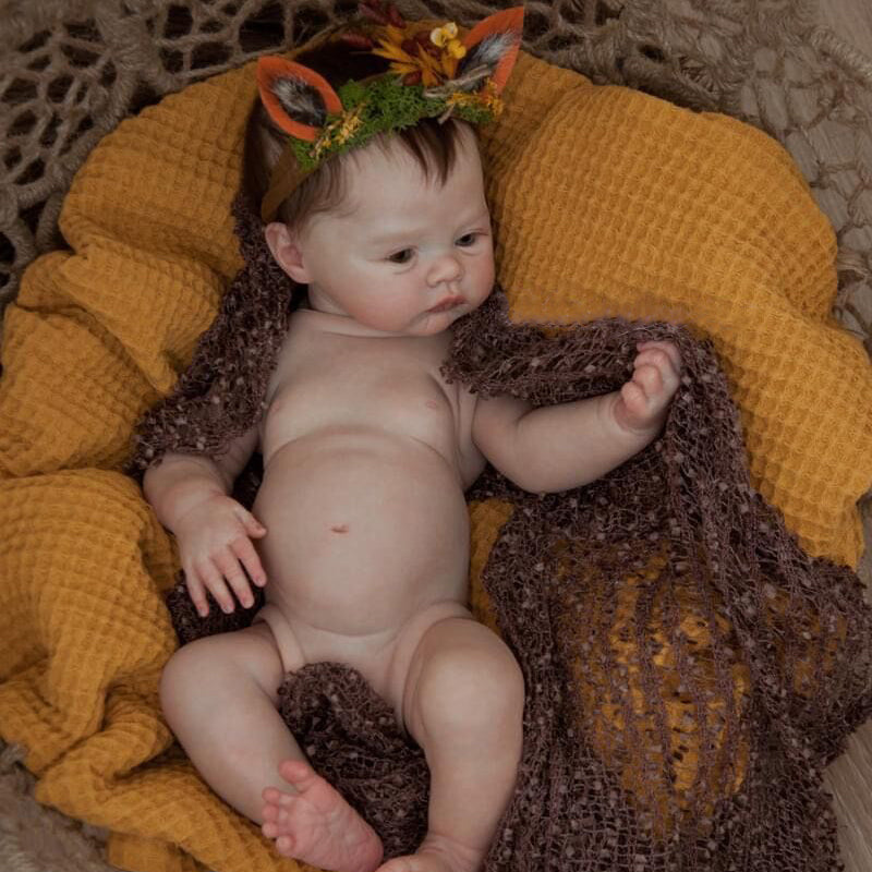 Lilah 👶🏼🧡,Lifelike Reborn Baby Doll(45cm)