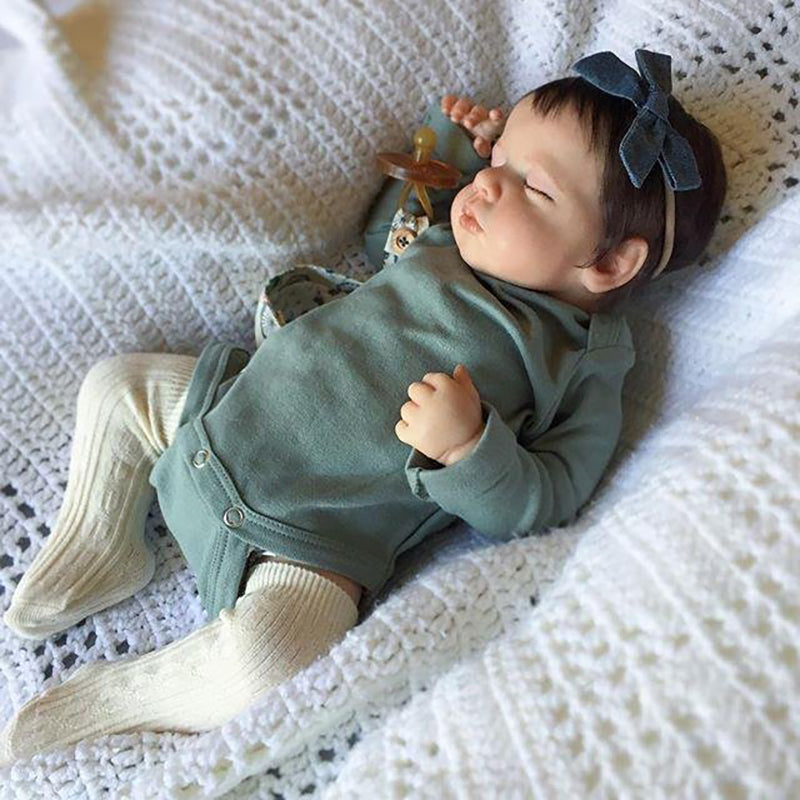 SOFIA🤍,lifelike Reborn Silicone baby Doll 48cm