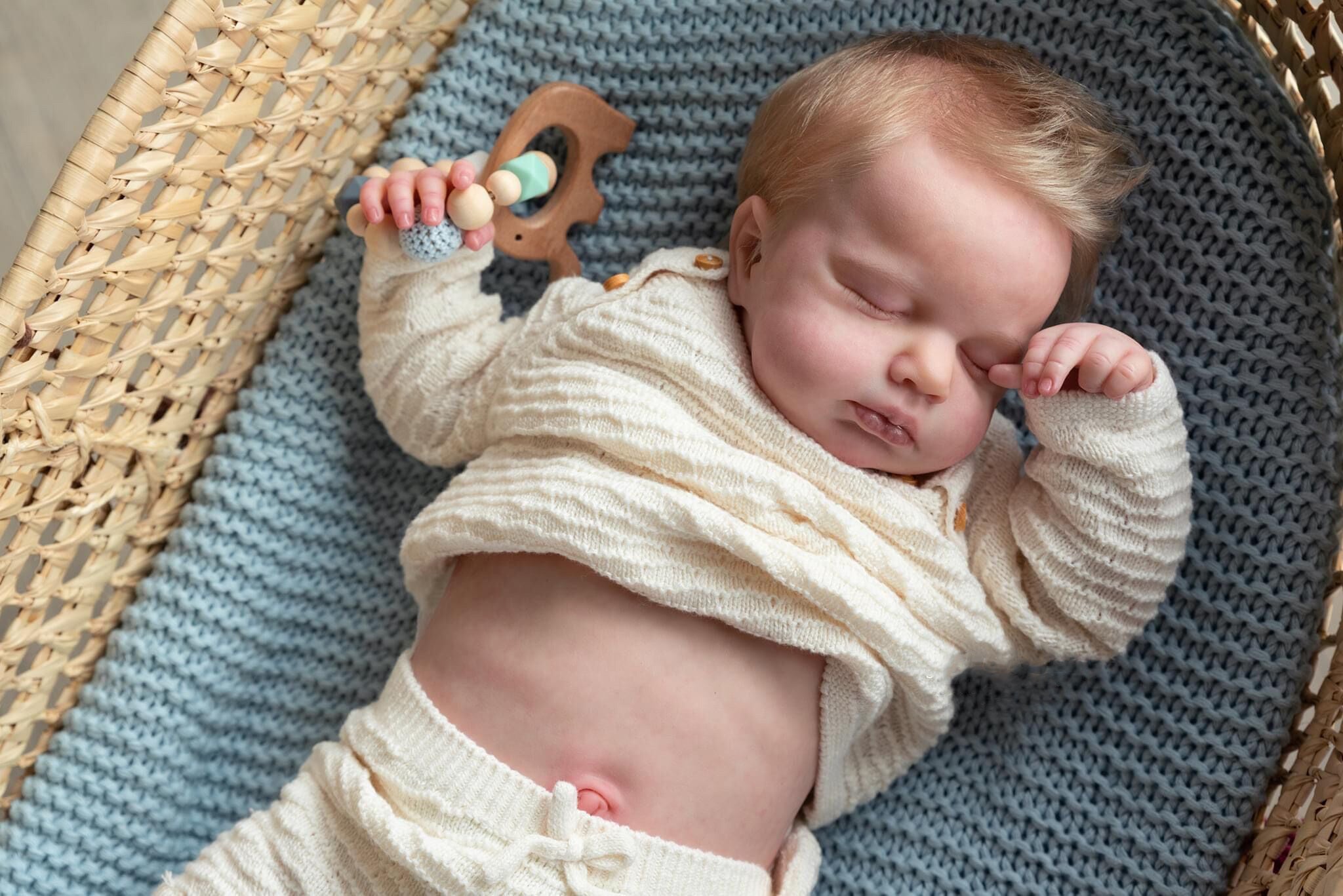 NOA🌻,Lifelike Reborn Baby Doll(48cm)