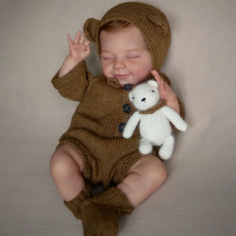 Devin👶🏻🐻, Lifelike Reborn Baby Doll (49cm)